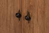 Brooks Demilune  Brown, by Sarreid, 1'8" length x 5'3" width x 3'9" height thumbnail 12