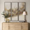 Smoke Break Hand Painted Modern Art Set/3, by Uttermost, 21" width x 61" height x 2" depth thumbnail 2