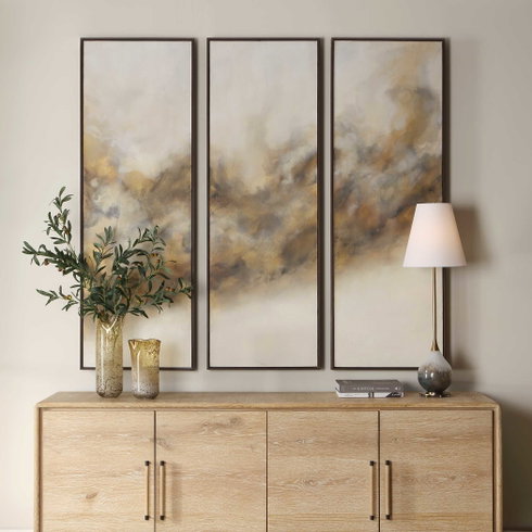 Smoke Break Hand Painted Modern Art Set/3