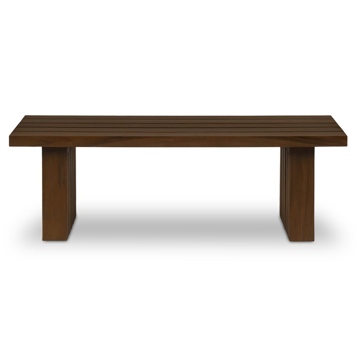 Denby Outdoor Coffee Table Brown, Outdoor Table by Moe's Home, 5'5" width x 1'6" height x 2'11" depth View 1