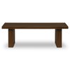 Denby Outdoor Coffee Table Brown, Outdoor Table by Moe's Home, 5'5" width x 1'6" height x 2'11" depth thumbnail 1
