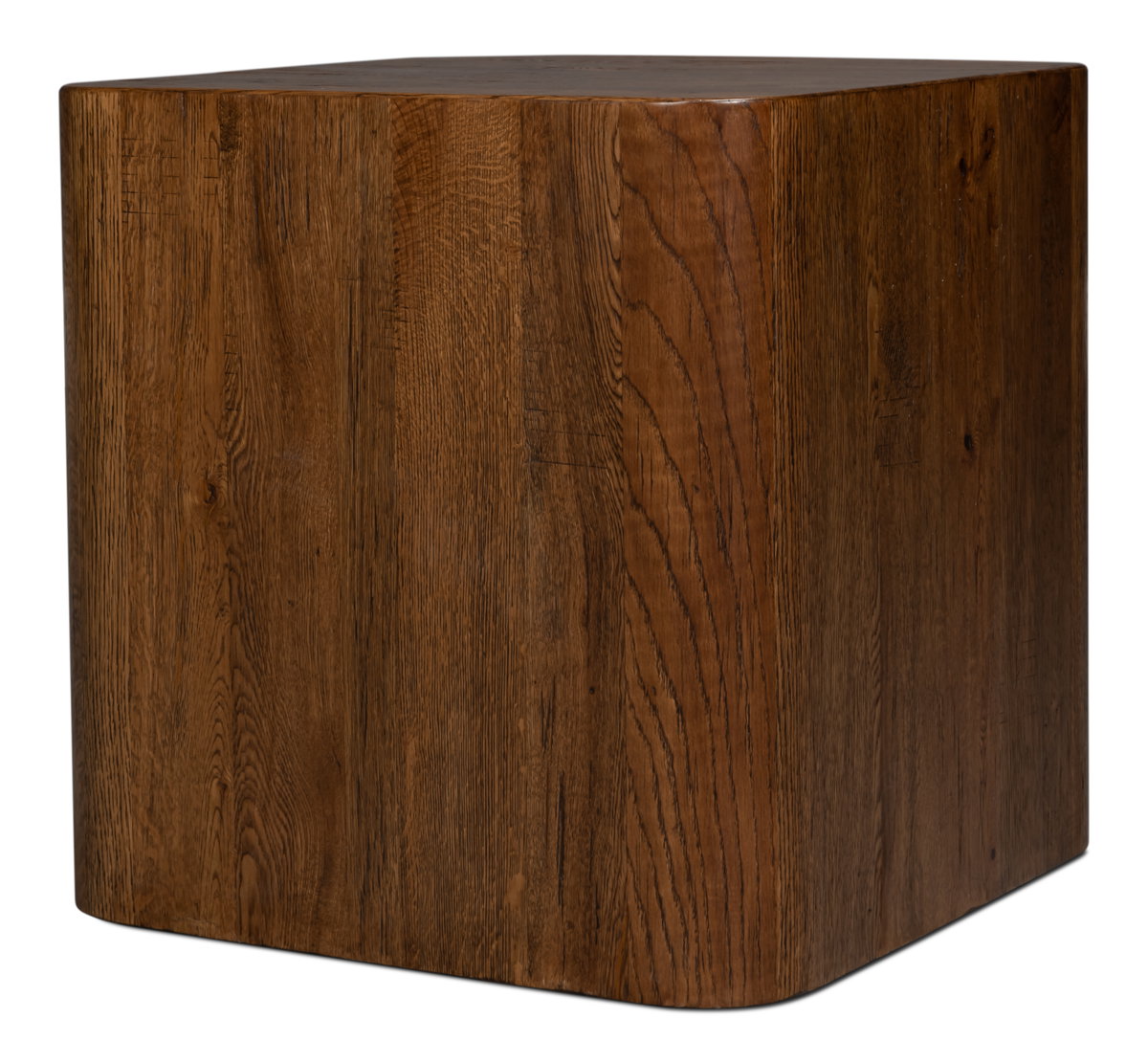 Stewart Side Table, by Sarreid, 1'10" length x 1'10" width x 1'10" height View 3