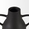 Cyrus Black Two handled Vase Decorative Object, by Mercana, 8.66" length x 4.72" width x 8.27" height thumbnail 11