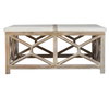 Catali Stone Coffee Table, by Uttermost, 40" width x 18" height x 40" depth thumbnail 5