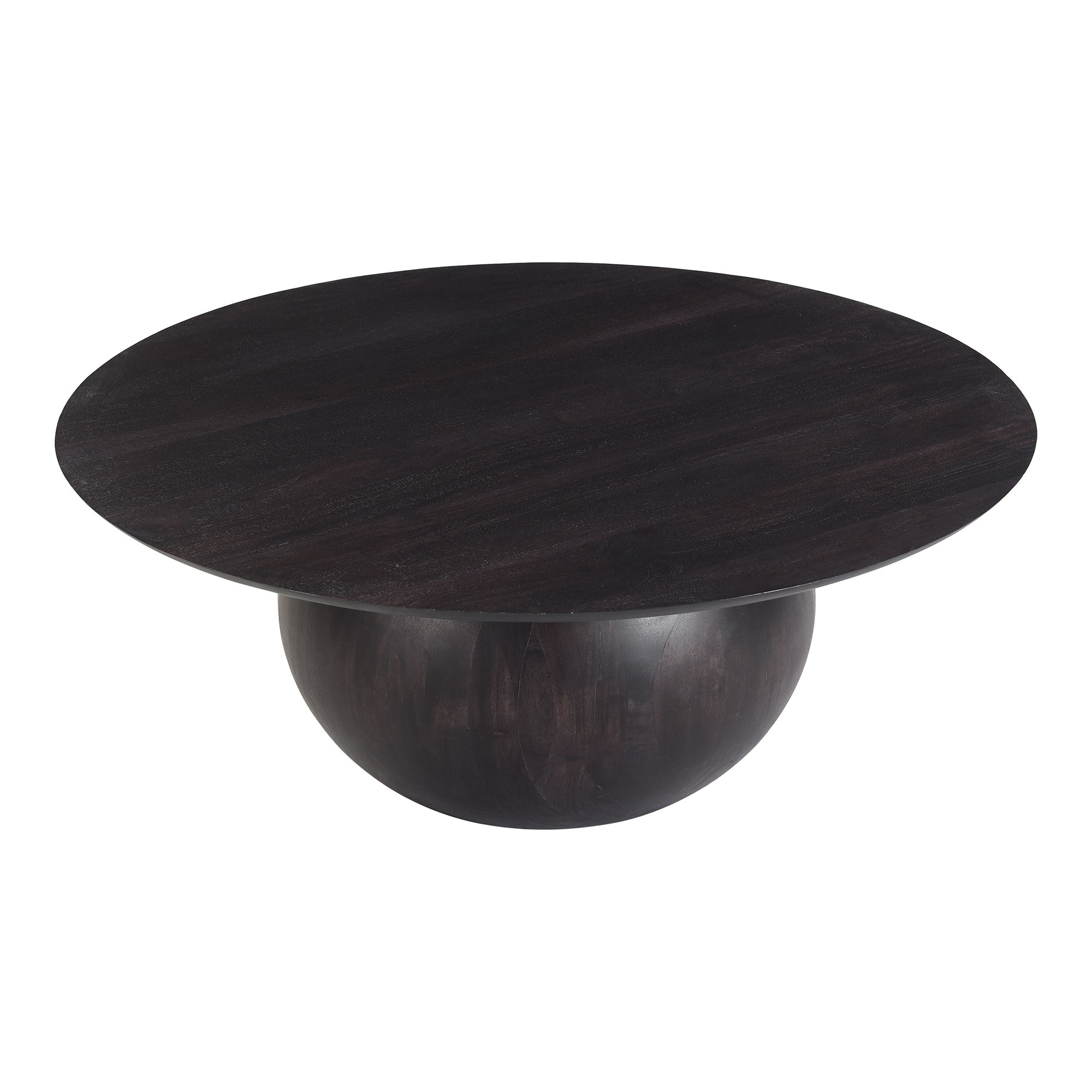 Bradbury Coffee Table Black, by Moe's Home, 35" width x 14" height x 35" depth View 2