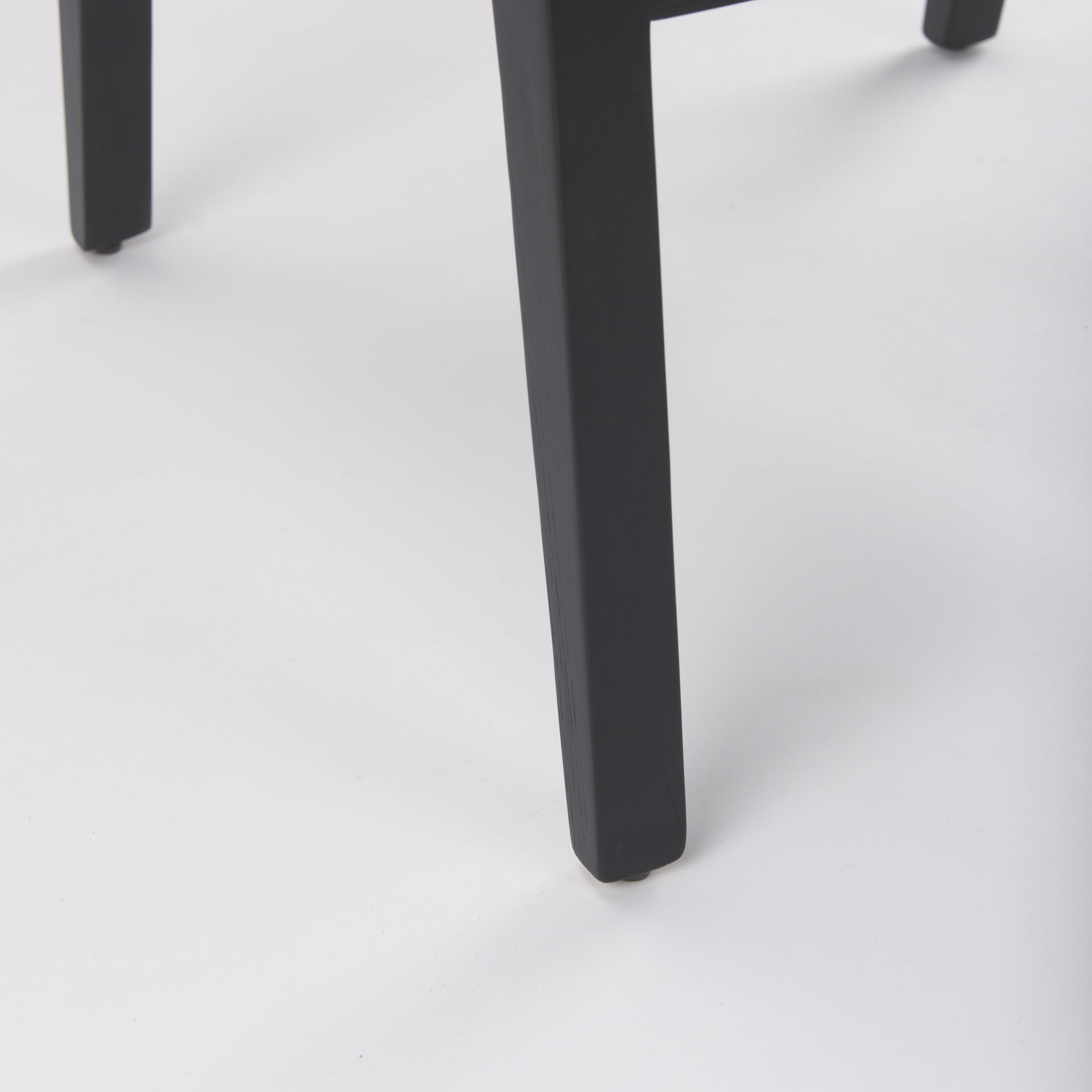 Wynn  Beige Fabric with Black Wood Dining Chair large image 