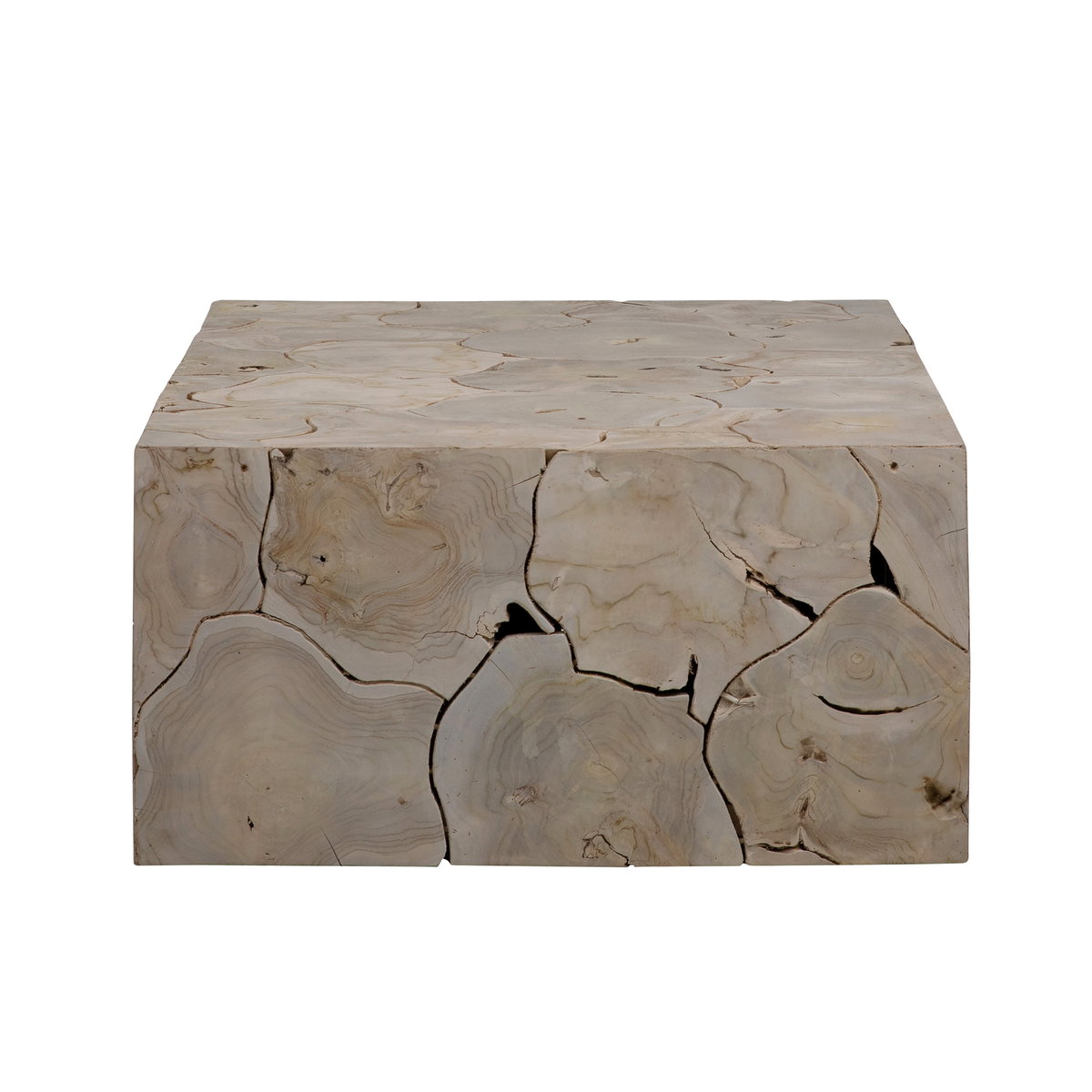 Briar Coffee Table Blch, by Dovetail, 47" width x 16" height x 31.3" depth View 3