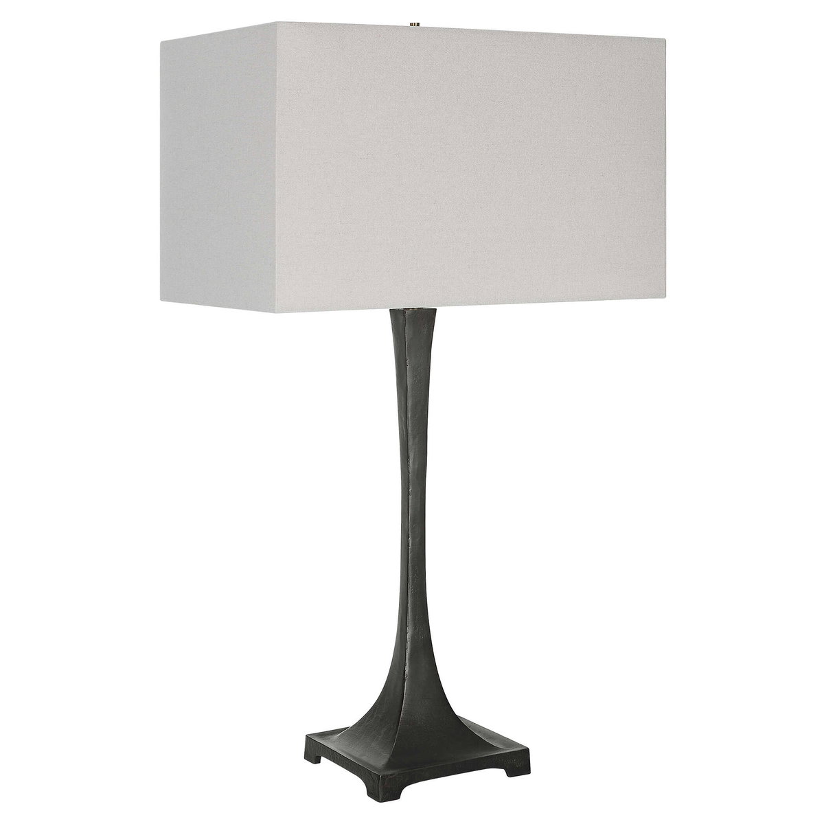 Reydan Tapered Iron Table Lamp, by Uttermost, 17" width x 29.5" height x 10" depth View 5