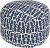Rain Pouf, Ottoman by Surya, 20" width x 13" height thumbnail