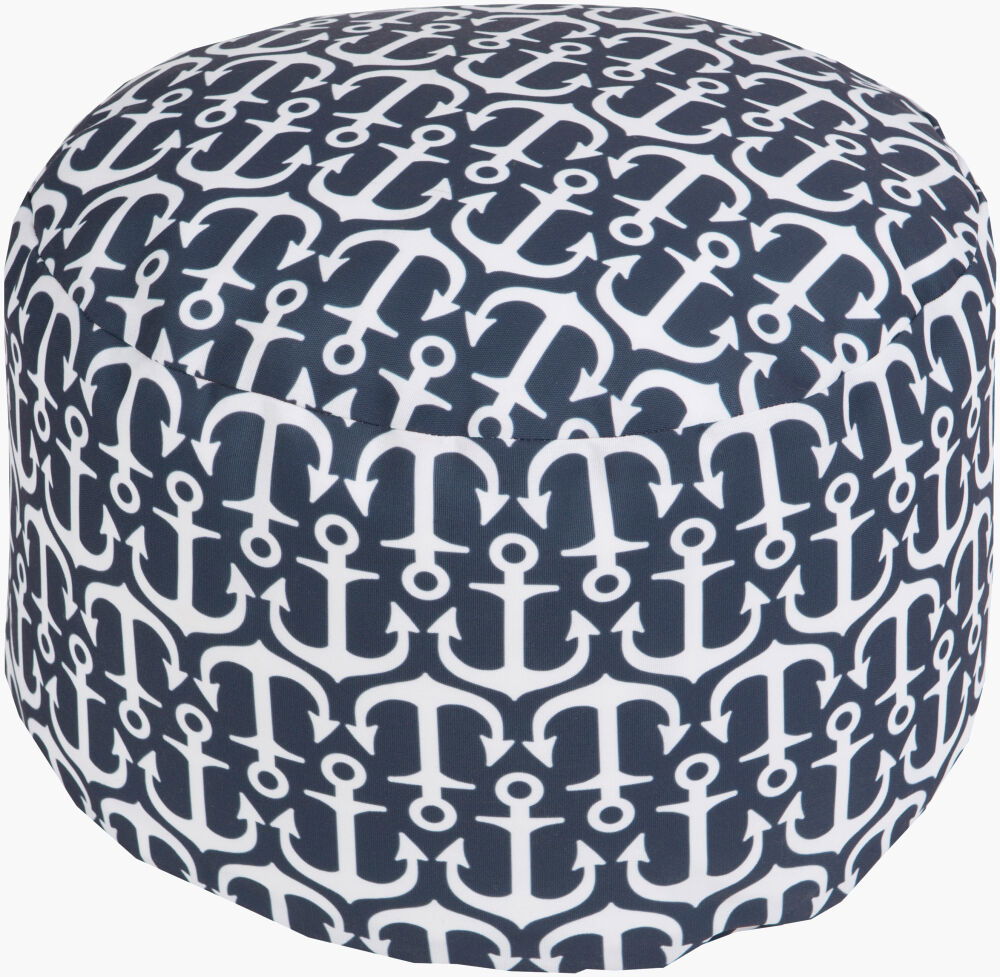 Rain Pouf, Ottoman by Surya, 20" width x 13" height