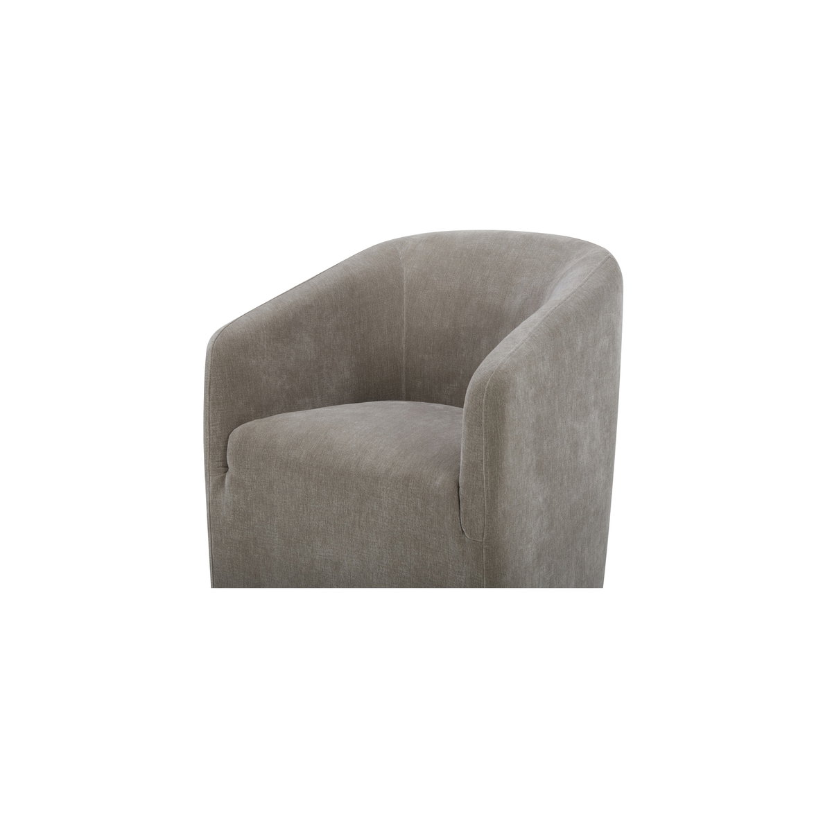 Sandy Rolling Dining Chair Taupe, by Moe's Home, 26" width x 32" height x 26.5" depth View 5