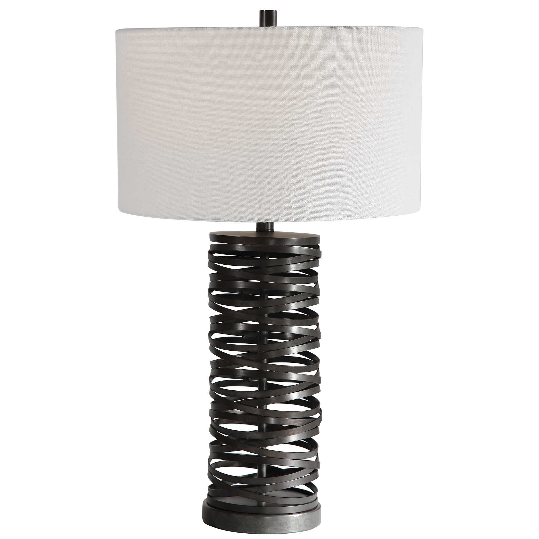 Alita Rust Black Table Lamp large image 