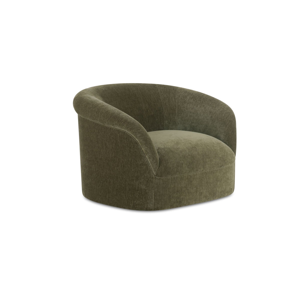 Thora Lounge Chair Dark Green, Accent Chair by Moe's Home, 39.25" width x 28.75" height x 35" depth View 2