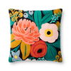 Rifle Paper Co. x Loloi Pillows Pillow, Decorative Pillow, 22" length x 22" width thumbnail