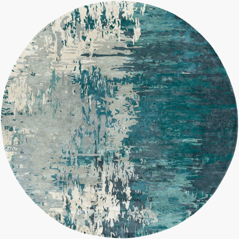 Banshee Handmade Rug, by Surya, 8' length x 8' width