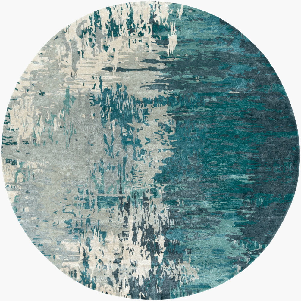 Banshee Handmade Rug, by Surya, 8' length x 8' width