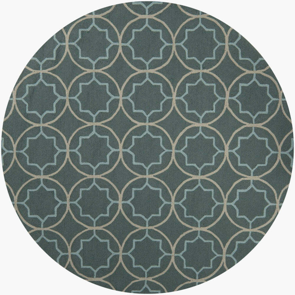 Rain Handmade Rug, by Surya, 1'6" length x 1'6" width