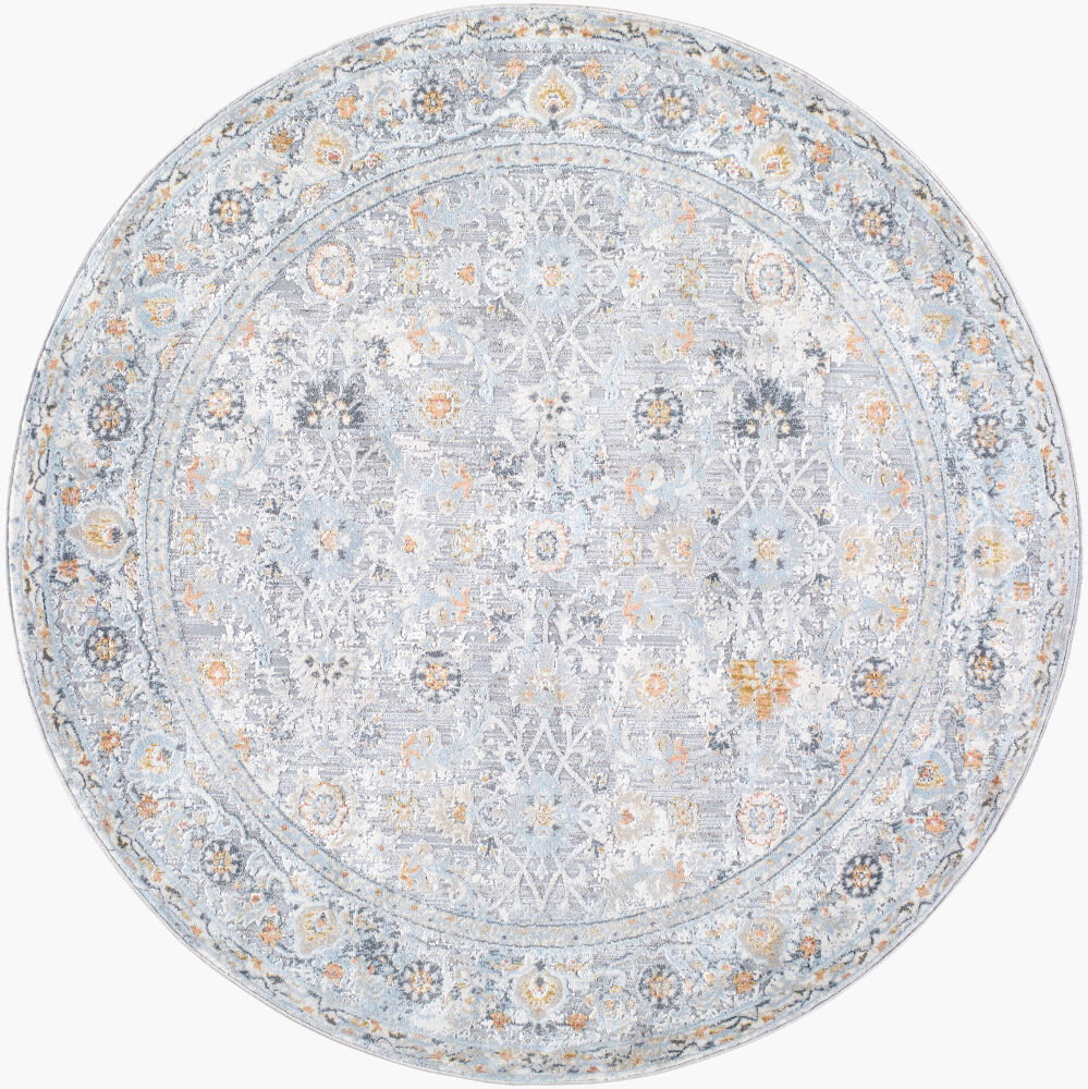 Hassler Machine Woven Rug, by Surya, 5'2.99" length x 5'2.99" width