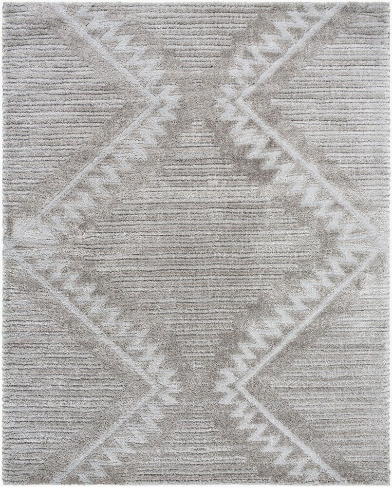 Nomadic Machine Woven Rug, by Surya, 1'3.75" length x 1'3.75" width