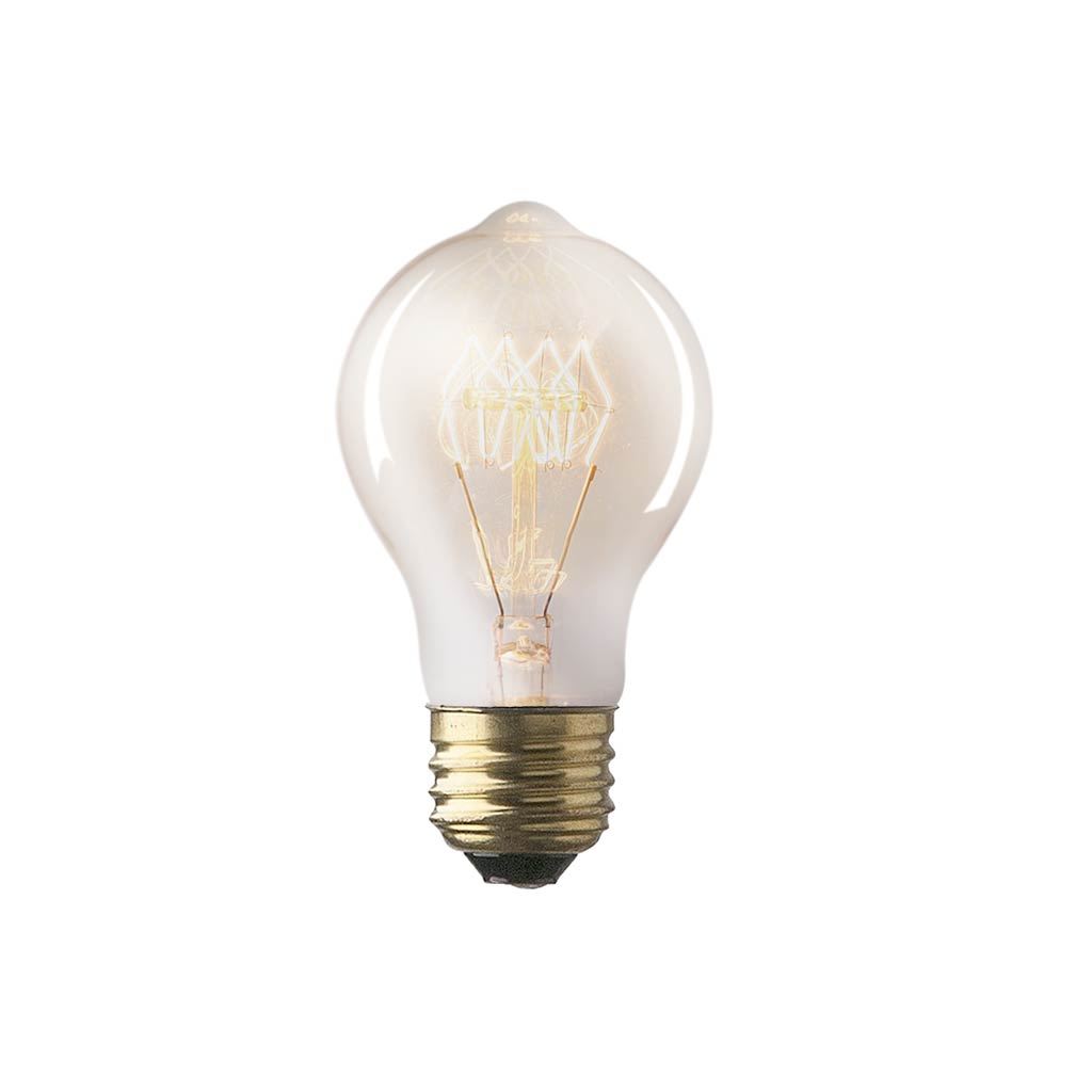 Filament Quad E26 40W 4.3'H Bulb, Light Bulbs & Accessorie by Mercana, 2.4" length x 2.4" width x 4.3" height