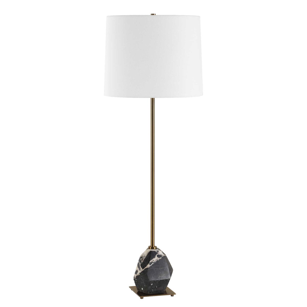 Rowland Panda Marble Buffet Lamp, Table Lamp by Uttermost, 13" width x 37" height x 13" depth View 5
