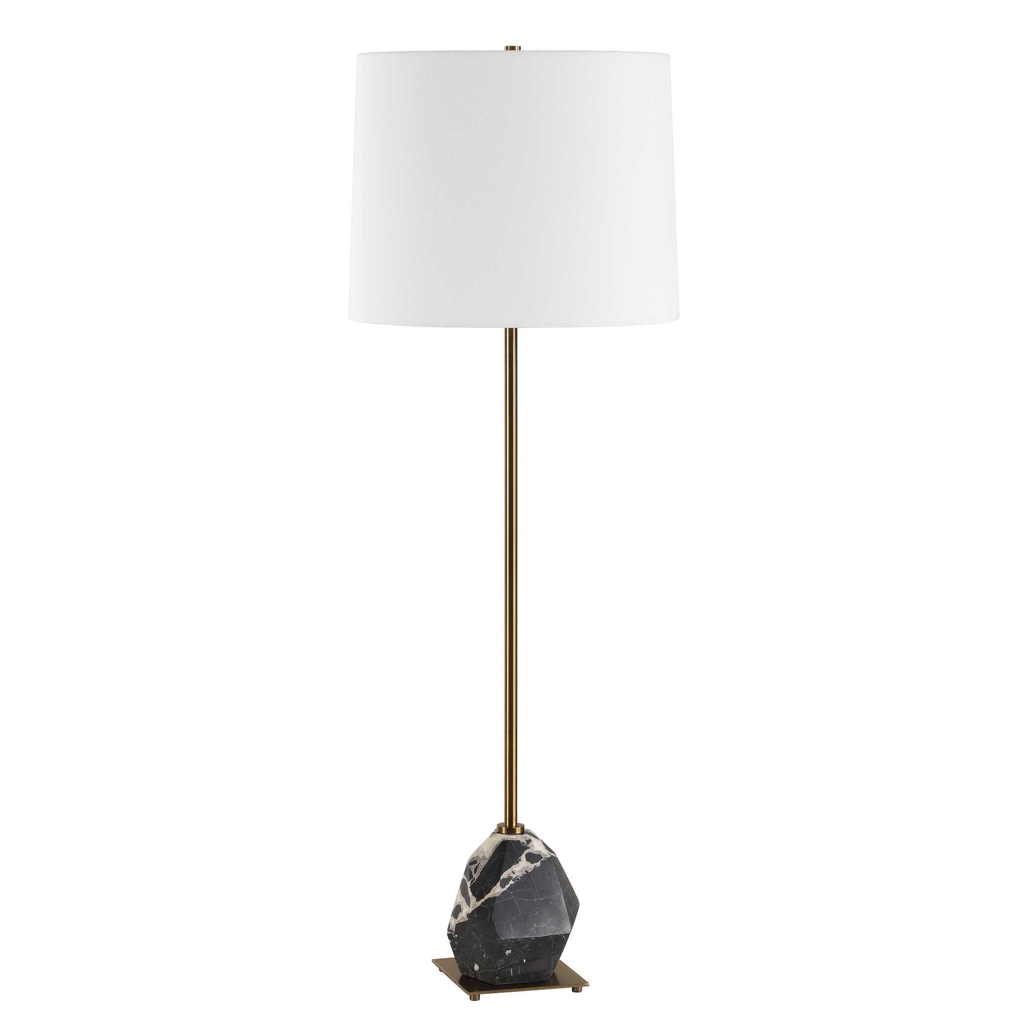 Rowland Panda Marble Buffet Lamp, by Uttermost, 13" width x 37" height x 13" depth View 5