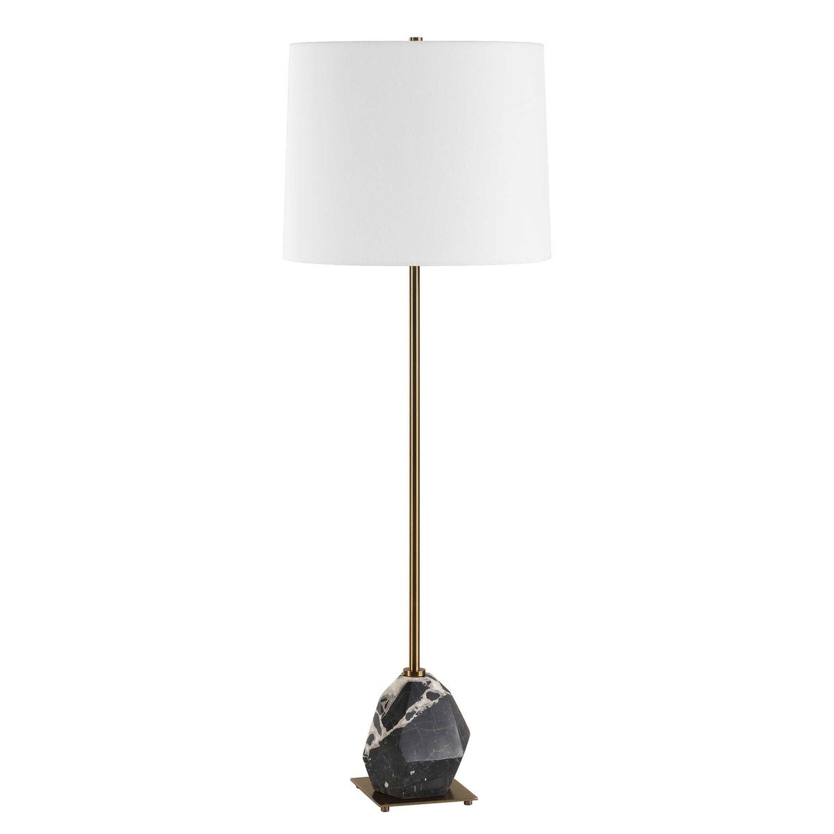 Rowland Panda Marble Buffet Lamp, by Uttermost, 13" width x 37" height x 13" depth View 5