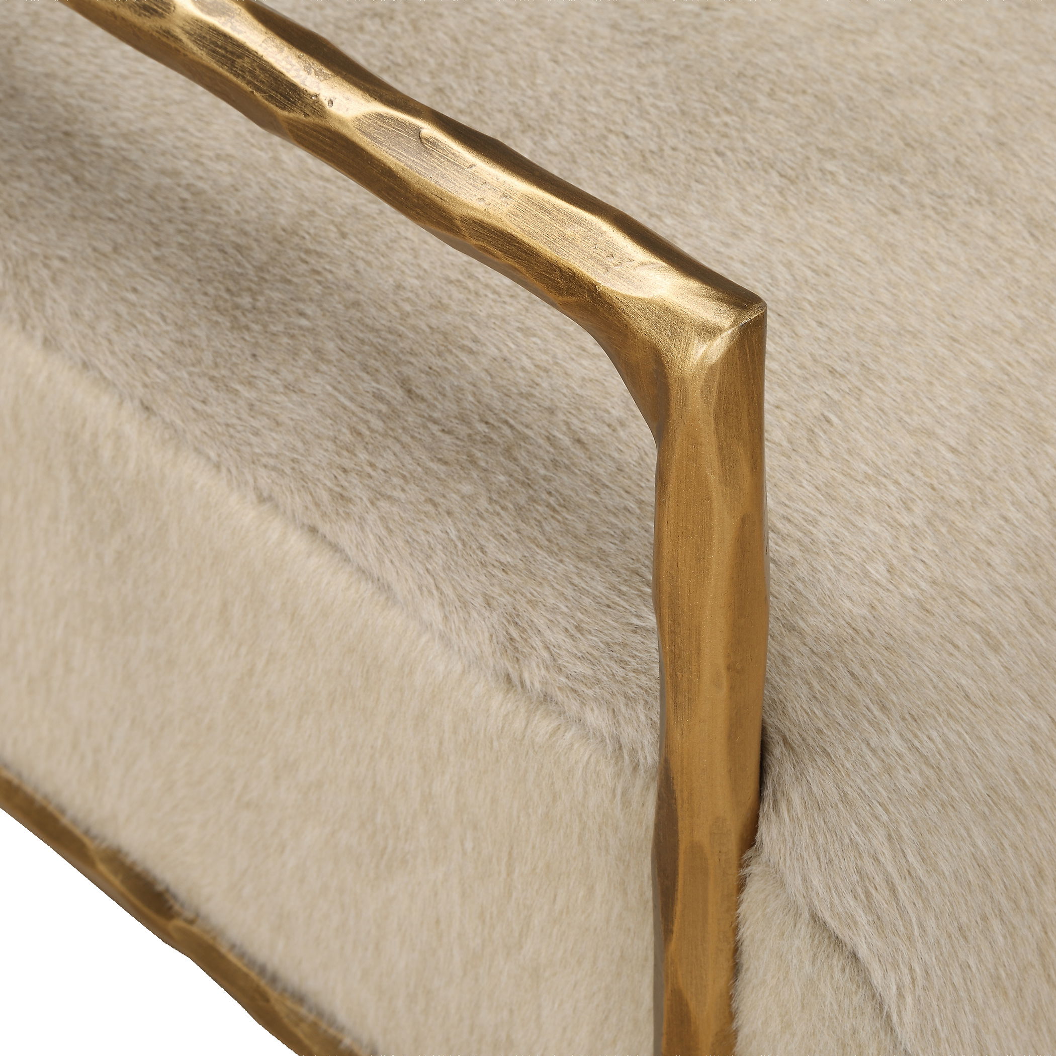 Kashmir Aged Gold Accent Chair large image 