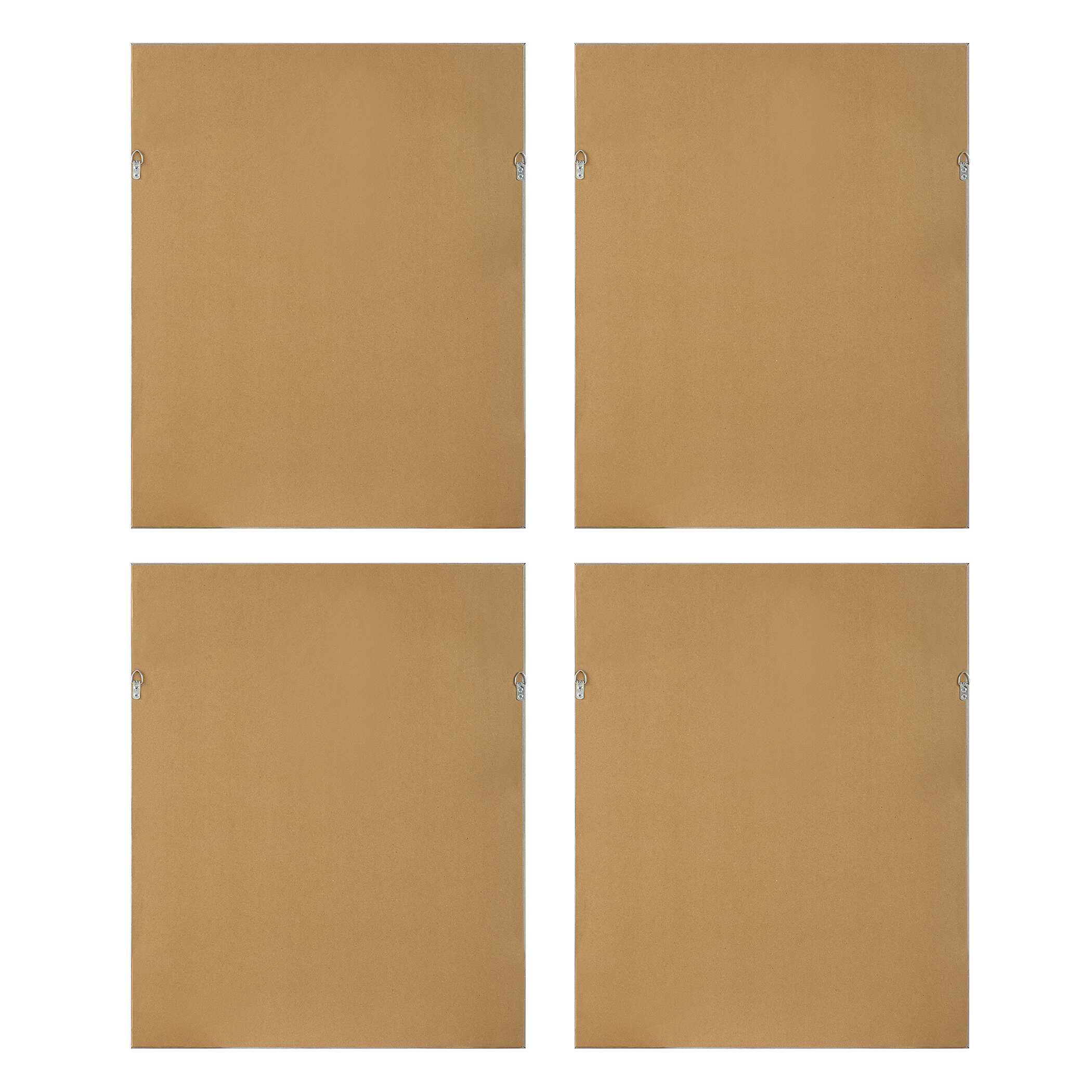 Shibori Coral Framed Prints Set/4, Painting by Uttermost, 26.25" width x 32.25" height x 1.75" depth View 7