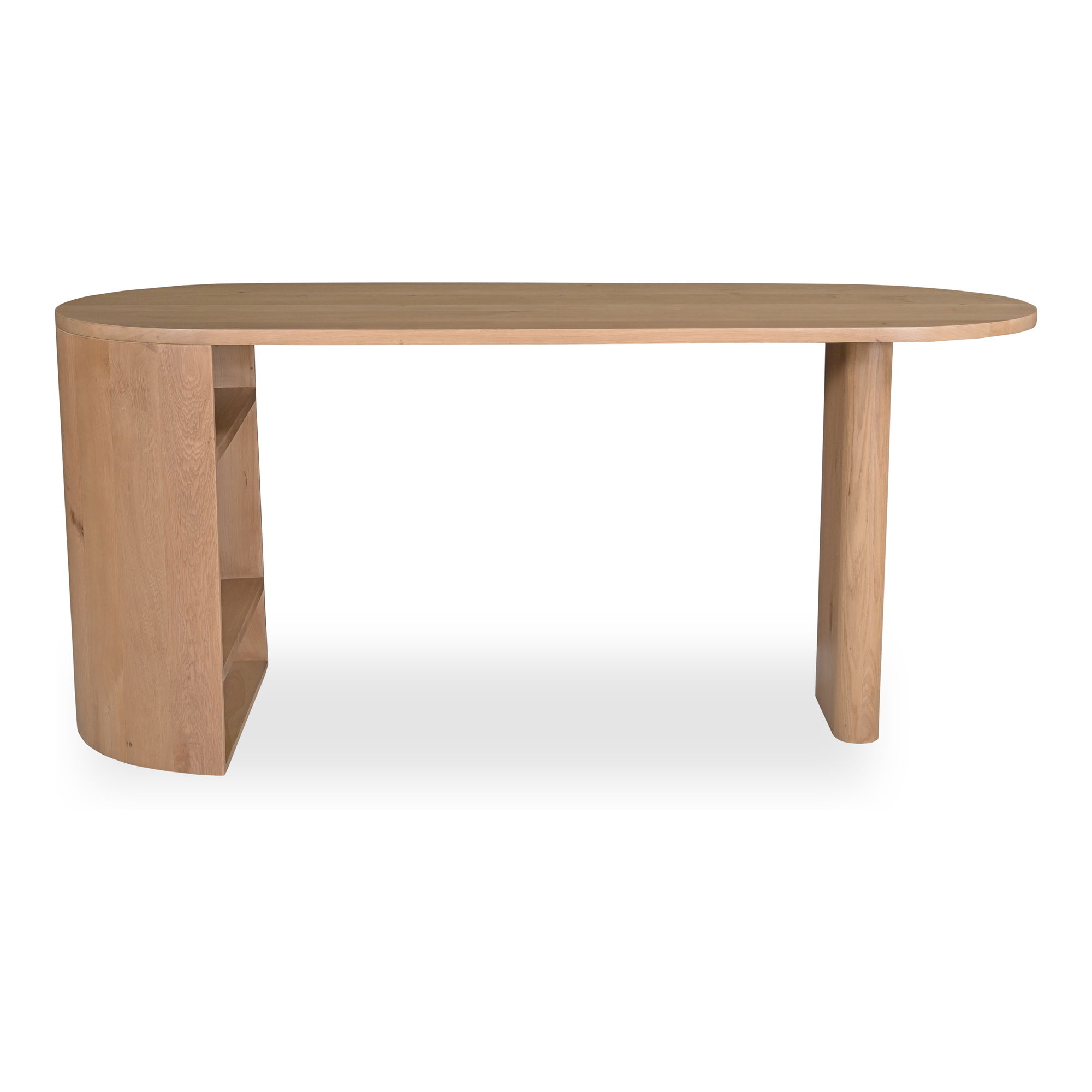 Theo Desk Natural, by Moe's Home, 66" width x 29" height x 24" depth View 1