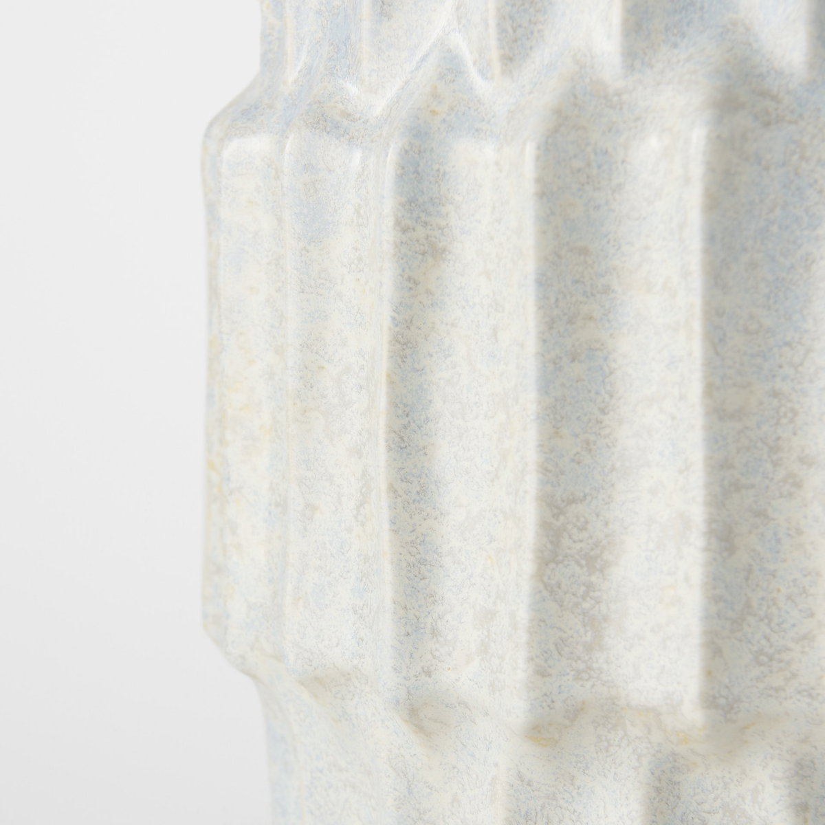 Cardon 14.4H Gray Ceramic Vase, by Mercana, 7.48" length x 7.48" width x 13.78" height View 8