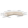 Roman L-shaped Sectional Oat thumbnail 11