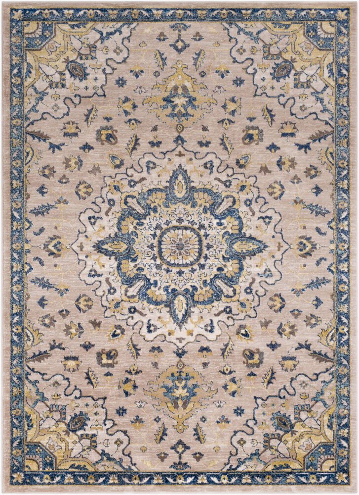Athens Machine Woven Rug, by Surya, 7'3" length x 5'3" width