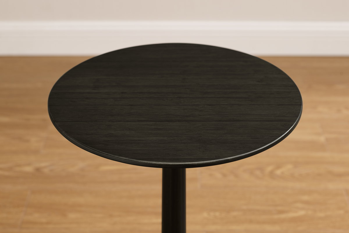 Sol Side Table, Caviar, Desk by Greenington, 16" length x 16" width x 20.7" height View 3