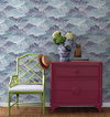 Shangri-La Navy Blue Peel & Stick Wallpaper thumbnail 2