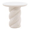 Nidia Outdoor End Table Ivory thumbnail 0