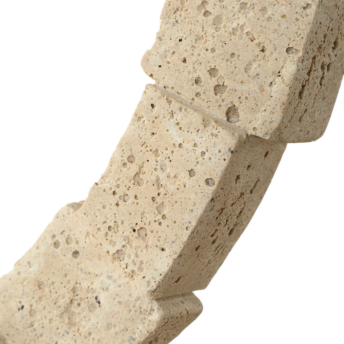 Ivory Fusion Stone Rings Set/2, Decorative by Uttermost, 16.5" width x 22.75" height x 16.5" depth View 4