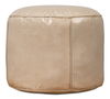 Soccerball Stool, Taupe Leather, Seating by Sarreid, 22" length x 22" width x 18" height thumbnail 8