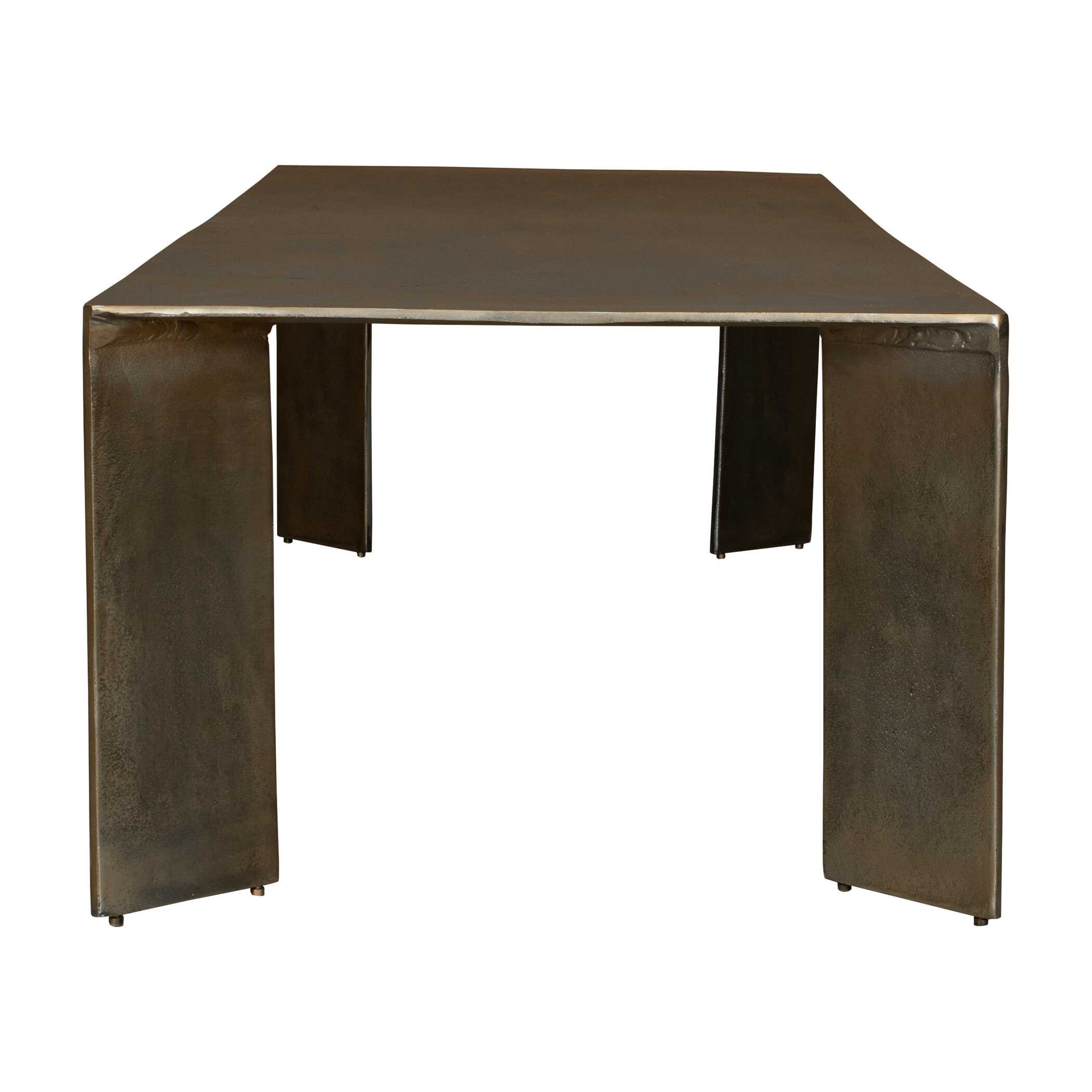 Reade Brass Outdoor Coffee Table, Furniture by Uttermost, 63" width x 16" height x 24" depth View 5