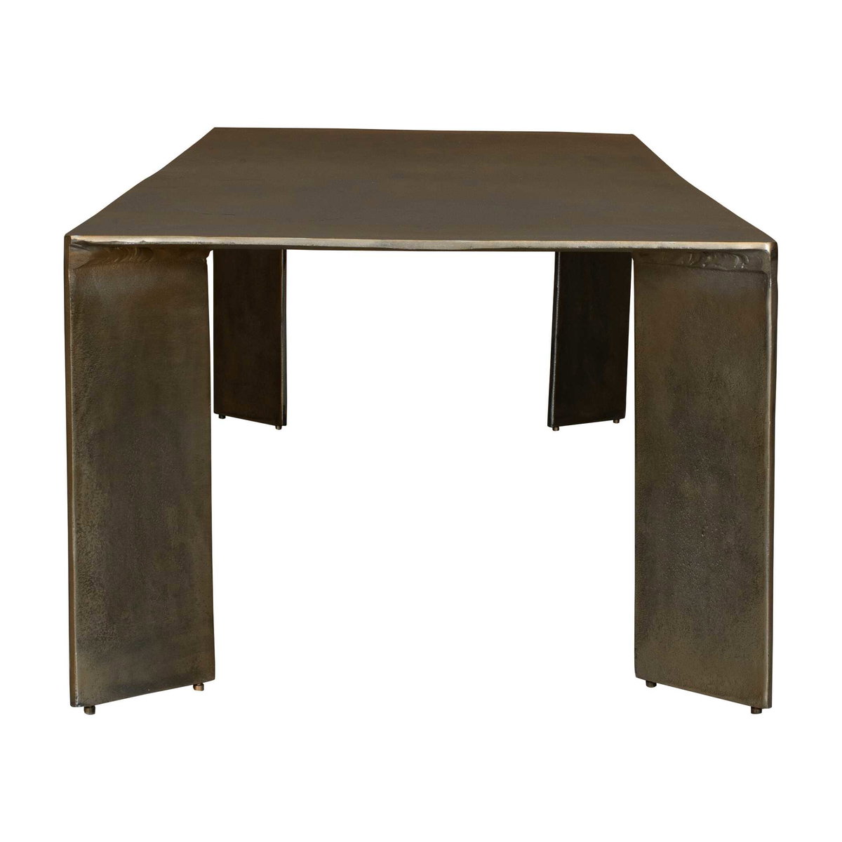 Reade Brass Outdoor Coffee Table, Outdoor Table by Uttermost, 5'3" width x 1'4" height x 2' depth View 5