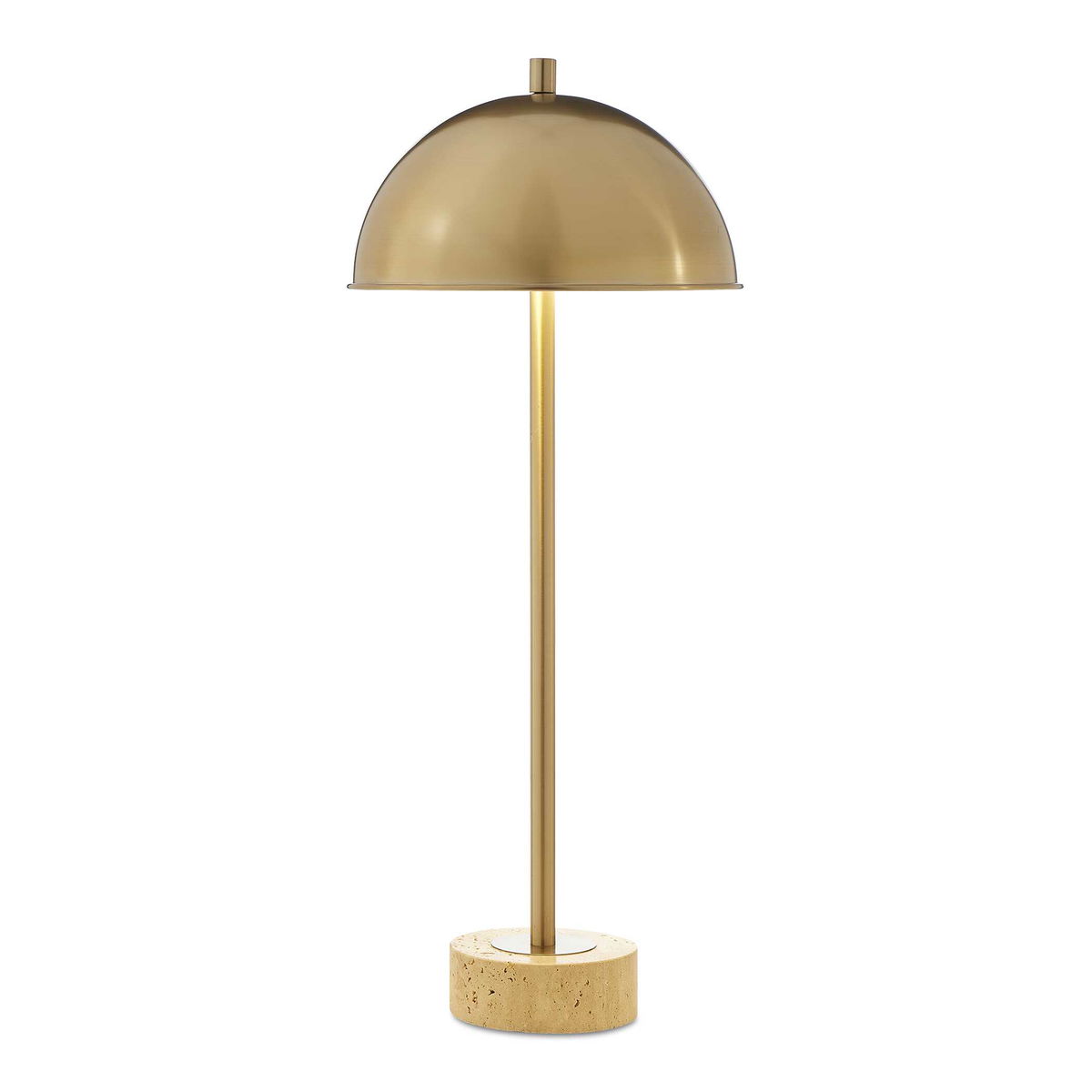 Dunham Brass Buffet Lamp, Table Lamp by Uttermost, 11.75" width x 28.25" height x 11.75" depth View 1
