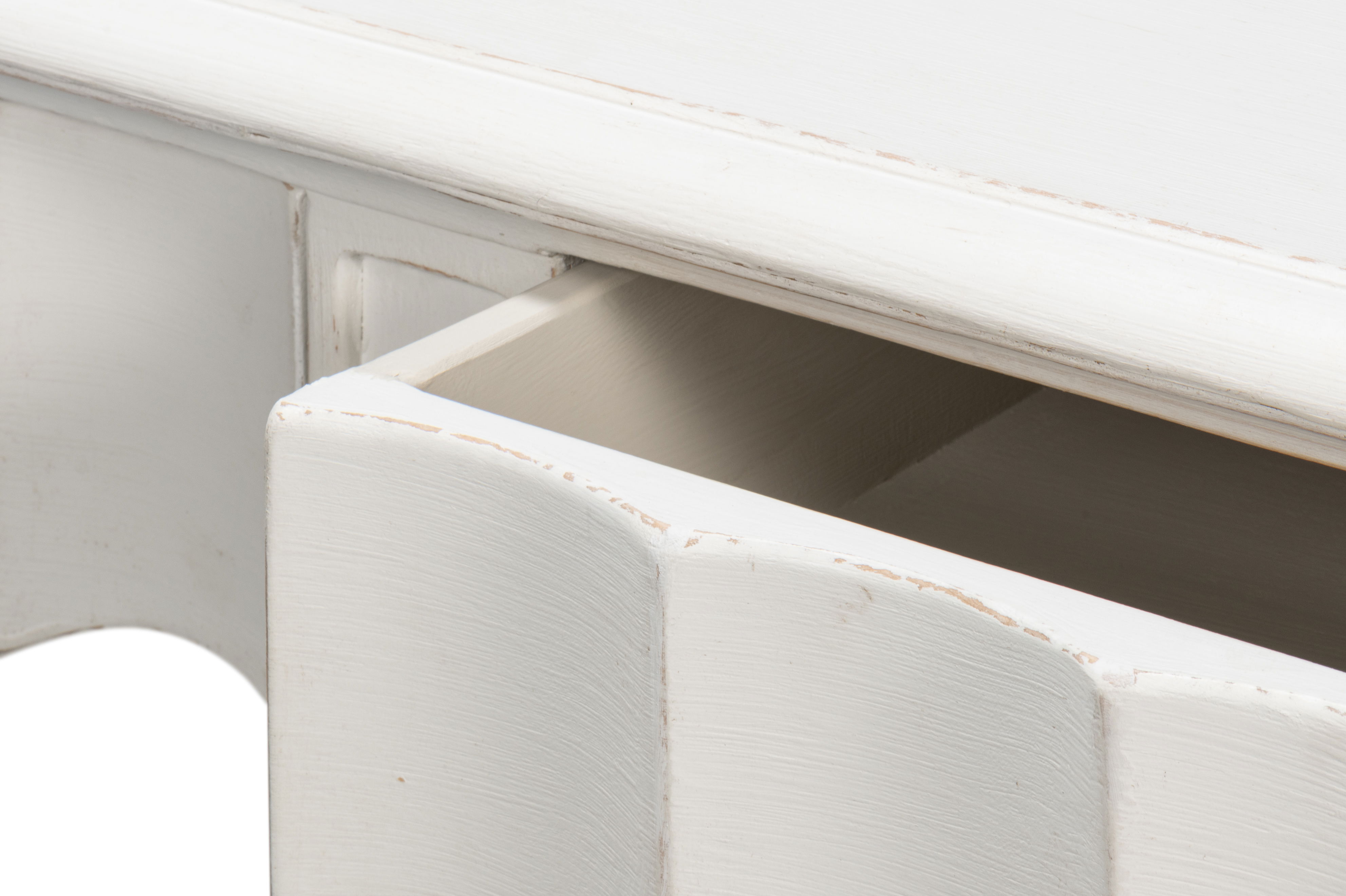 Chantal Console Table Antique White large image 