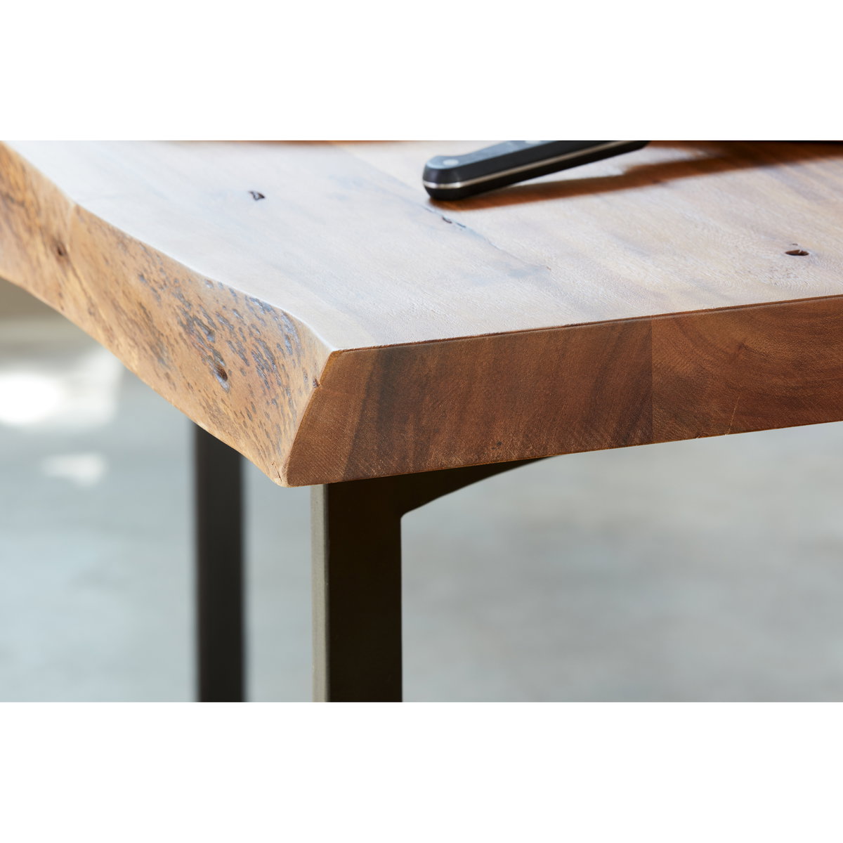 Bent Counter Table Brown, Counter & Bar Table by Moe's Home, 80" width x 36" height x 28" depth View 5