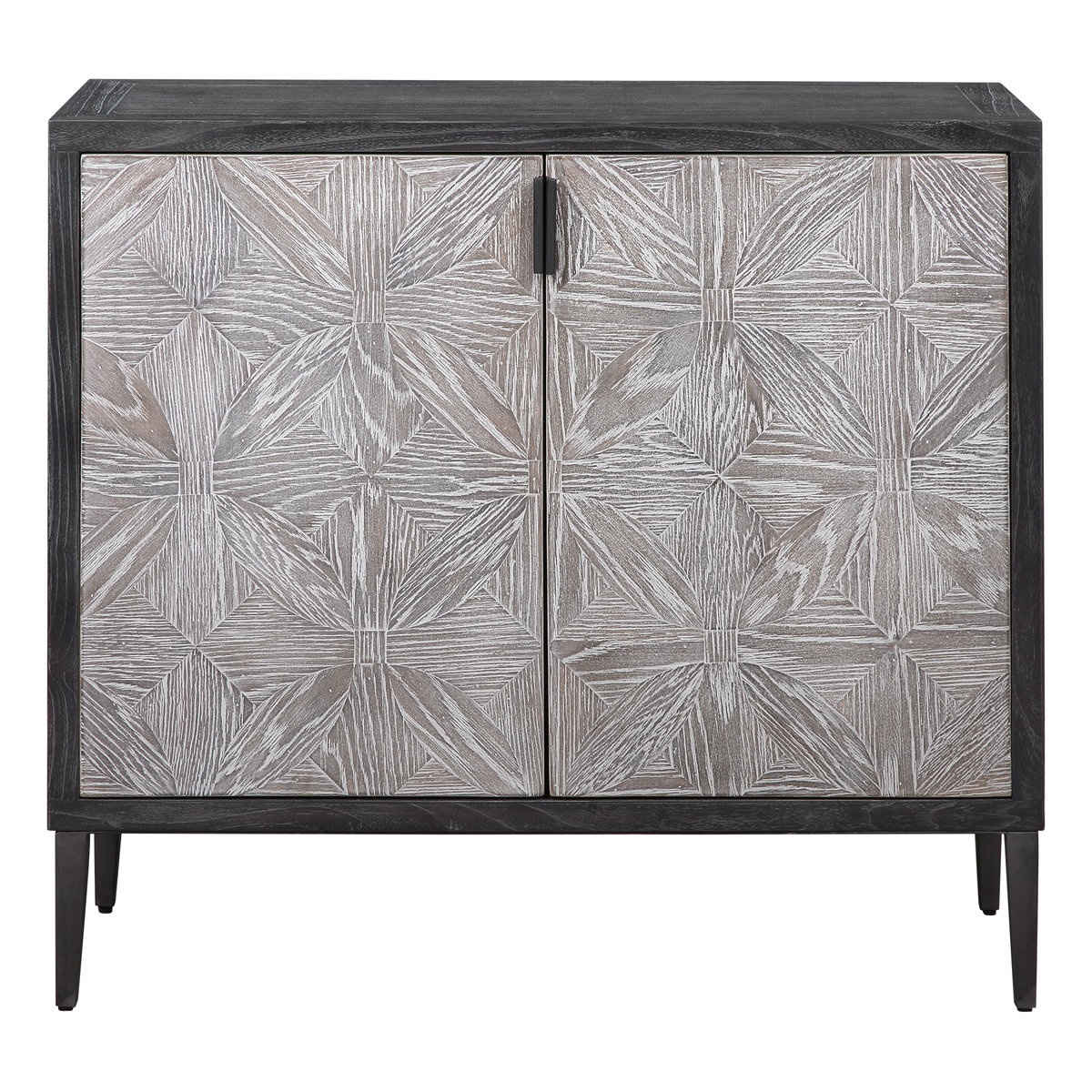Laurentia 2 Door Accent Cabinet, Furniture by Uttermost, 36.6" width x 33.9" height x 14" depth View 1