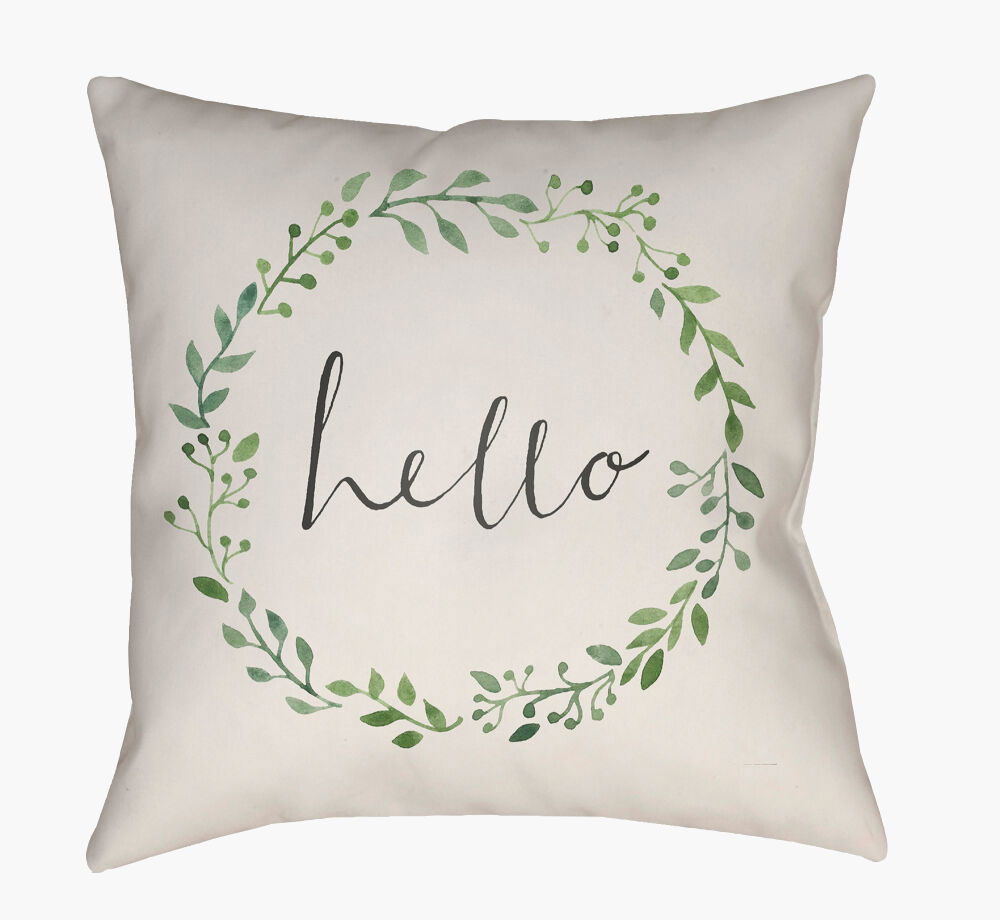 Hello Accent Pillow large image 