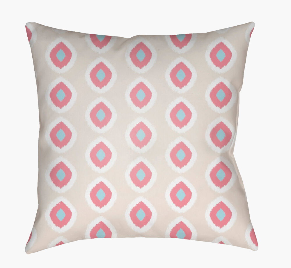 Circles Accent Pillow, Decorative Pillow by Surya, 18" length x 18" width