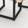 Jadine Set of 2  Beige Wood with Black Metal Arch Frames, Planter by Mercana, 15" length x 12" width x 29.5" height thumbnail 11