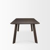 Welborn 84' Dark Brown Wood Rectangular Dining Table thumbnail 4