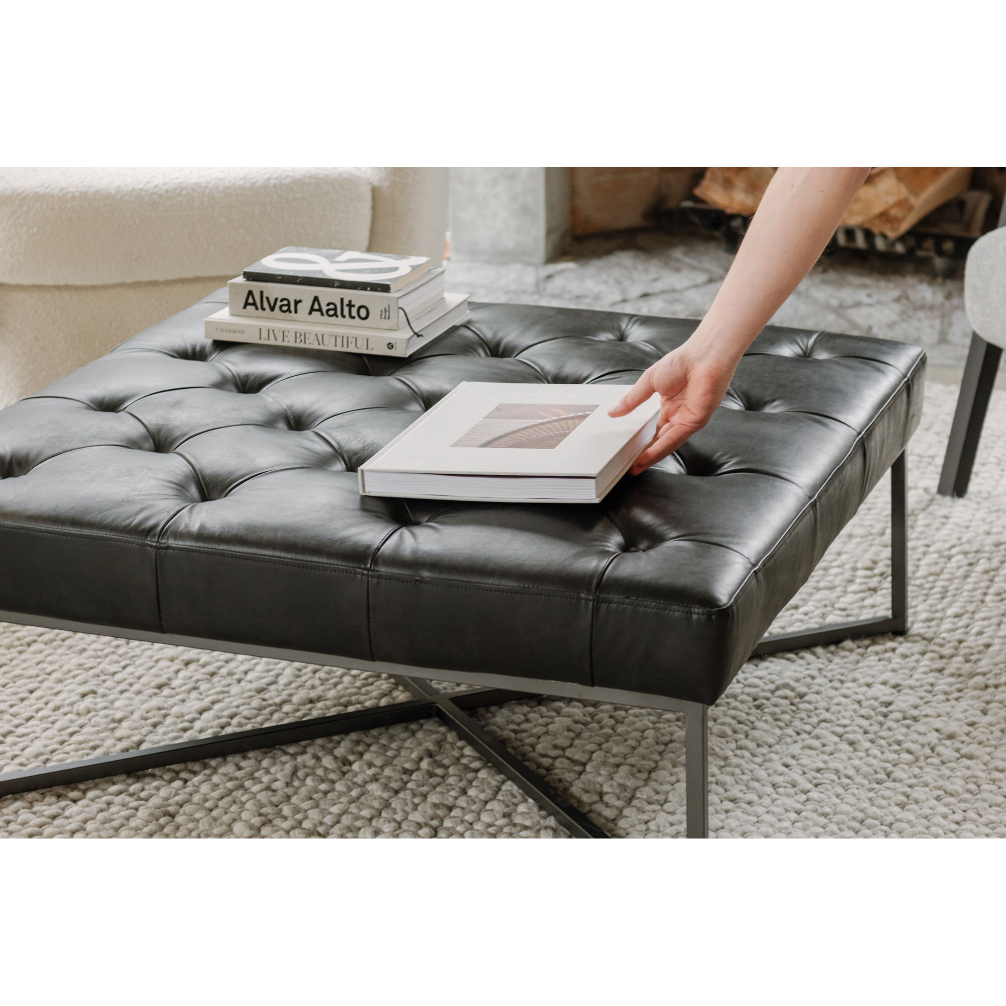 Thad Ottoman Black large image 