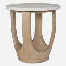 Online Designer Combined Living/Dining Tatli Stone Top Side Table